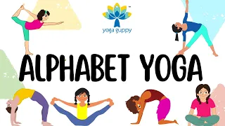 Easy Yoga Poses For Strength Flexibility Yoga With Animals Alphabets Yoga Guppy 