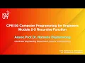 Module 2-3 Recursive Function