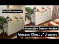 Unboxing Viki PARA Chest of Drawers Frosty White Assemble Demo Review