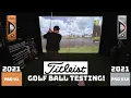 New 2021 Titleist ProV1 and ProV1x Golf Ball Testing