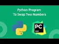 Python Program To Swap Two Numbers python programs