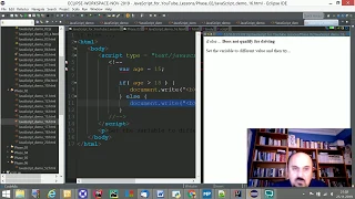 JavaScript - Lesson 2 by using ECLIPSE IDE