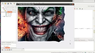 Java 2D Effect from scratch - Image distortion water effect test