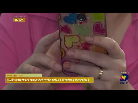 Mais 13 cidades catarinenses vão receber o sinal 5G