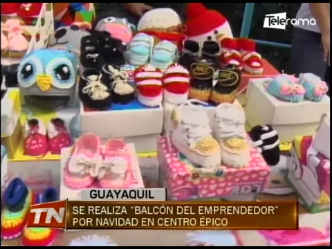 Se realiza Balcón del emprendedor por navidad en centró épico