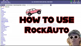 How to Use RockAuto Complete Beginners Guide - Order Car Parts Online