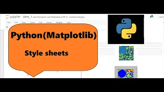 Python Matplotlib - Customizations and style sheets in matplotlib visuals