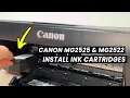 How to Install Ink Cartridges in Canon PIXMA MG2525 MG2522 Printer
