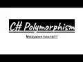 C Polymorphism polymorphism method overriding method overloading csharp programming
