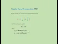 9 6 Singular Value Decomposition SVD MatLab code download link