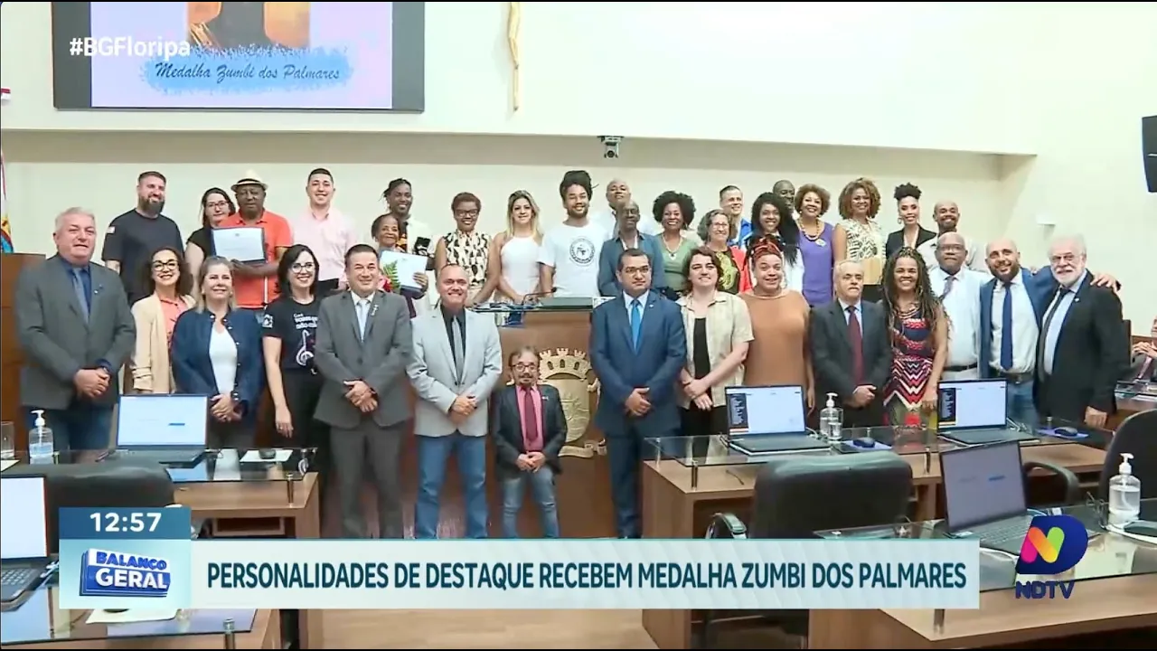Dia da Consciência Negra: homenagens na Câmara de Vereadores de Florianópolis