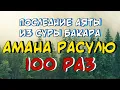 Download Lagu Бакара - Амана Расулю 100 РАЗ! Транскрипция и арабский текст