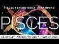 PISCES TRUTHS HIT LIKE LIGHTENING AND YOUR MIND MAY CHANGE FROM IT March 7th Daily Tarot
