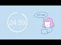 AD Pomodoro Timer - 4x25 minutes Lofi