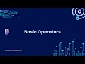 Java Essentials Blueprint - Basic Operators
