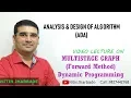 Multistage Graph Problem - Forward Method Dynamic Programming