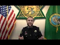 A message from Sheriff Sanders