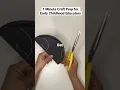 How to cut out a bat shape really quick