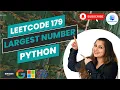 Leetcode 179 Largest Number - Medium