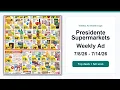 Presidente Supermarkets Weekly Ad 26 - 26 Best Deals