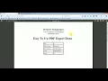 How to Generate html to pdf in PHP