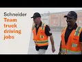 Schneider Team truck driving jobs