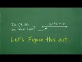Is the point 3 14 on the line y 4x 10 Let s figure this out