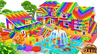 DIY - Build Awesome Villa House Fish Tank Aquarium For Hamster With Magnetic Balls (Satisfying)