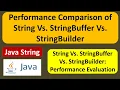 Performance Difference of Java String Vs StringBuffer Vs StringBuilder Java Tutorial