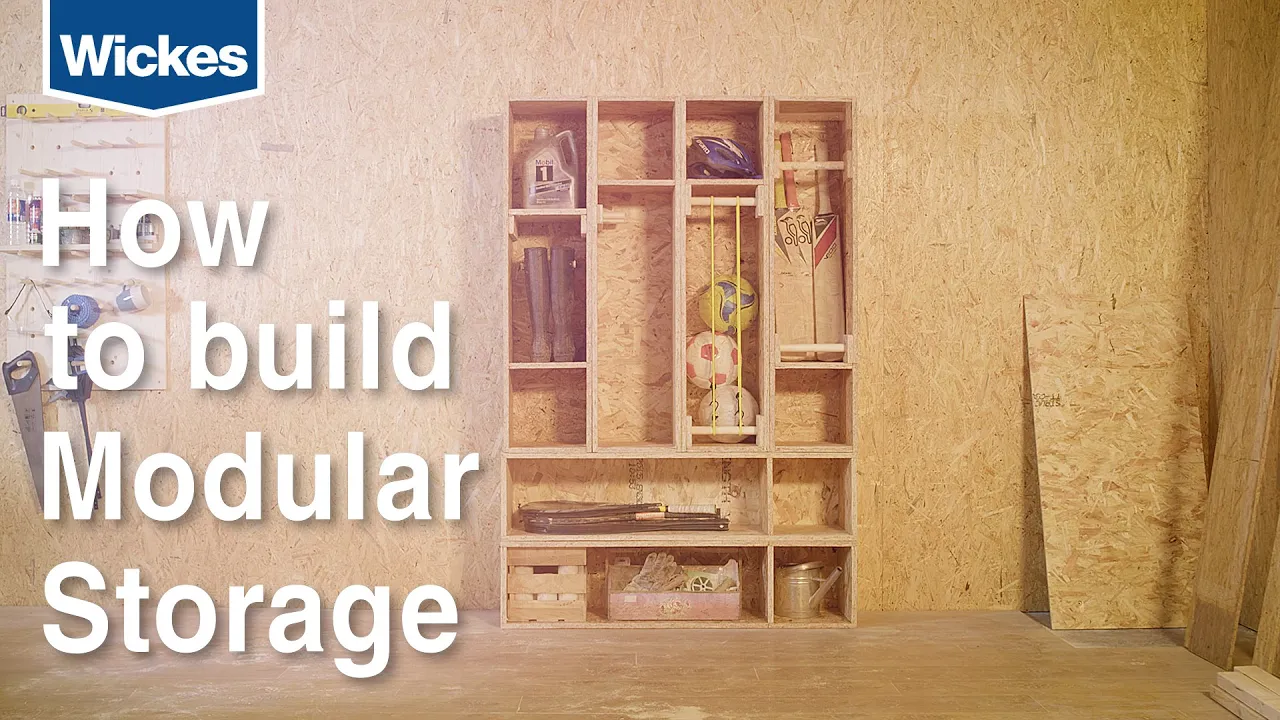 How to build bespoke modular storage with Wickes