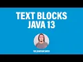Text Blocks como utilizar essa Feature do Java 13