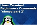 Linux Terminal for Beginners Commands 12 Changing Permissions with chmod part 2
