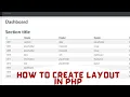 Layout in PHP 7 and bootstrap 5 Convert HTML Theme File into PHP template Hindi
