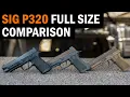 SIG P320 Full Size Comparison with Navy SEAL Mark Coch Cochiolo
