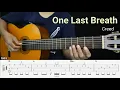 Download Lagu One Last Breath - Creed - Fingerstyle Guitar Tutorial + TAB \u0026 Lyrics
