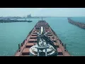 Download Lagu Rare Cargo, Precision Docking — MV Baie Comeau Arrives at Burns Harbor