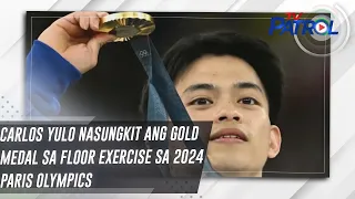 Carlos Yulo nasungkit ang gold medal sa floor exercise sa 2024 Paris Olympics | TV Patrol