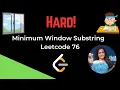 Minimum Window Substring Leetcode 76 C