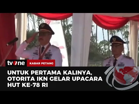Suasana Khidmat Pelaksanaan Upacara Bendera di IKN Nusantara