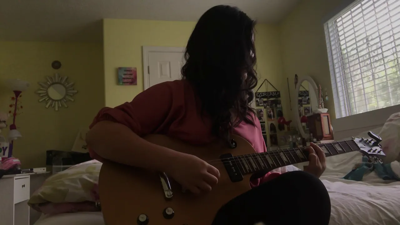 just a boy (guitar loop cover) - alaina castillo