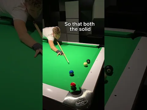 Difficult billiard situation explained!  ✅ #biliar #billiards