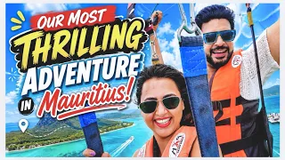 Parasailing & Underwater Walk with @tejasswiprakash413