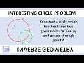 INVERSE GEOMETRY Find the inverse of the circle Easy way to tackle with difficult problems