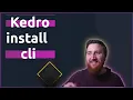 Let kedro do the install