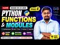 Python Functions Modules Class 4 DSSSB TGT Computer Science 2026 Complete Python Course