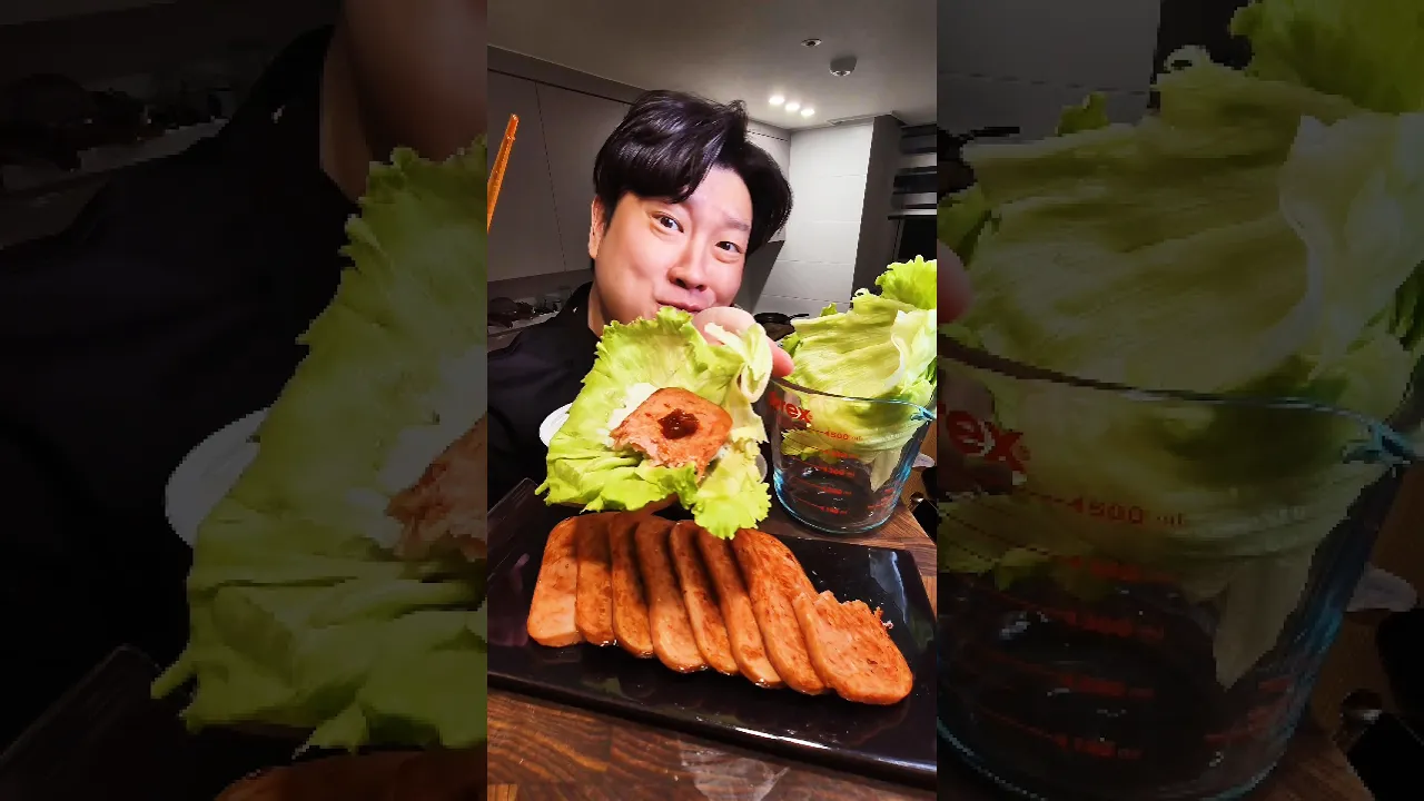 이건 샐러드라고 봐야죠? #스팸