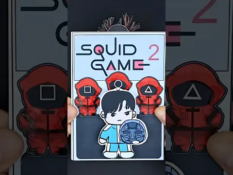 DIY Papercraft: Β‘El Libro de Juego Hwang In-ho de Squid Game 2! π¦β¨