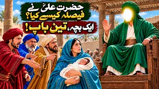 Ek Bacha, Teen Baap! Mola Ali As Ne Faisla Kaise Kiya? | Hazrat Ali  As Ka Waqia|Islamic Stories