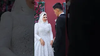 شوف العروسه بتقول للعريس ها ايه يوم فرحهم 