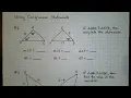 Using Congruence Statements